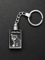 Rectangle Crystal Keychain - Image 2