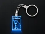 Rectangle Crystal Keychain - Image 5
