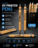 UV Printed Pens (Pack of 12)