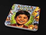 Square Diatomaceous Earth Coasters - Image 3