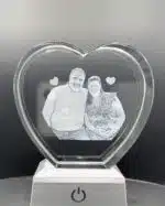 3D Crystal Photo Hearts - Image 5