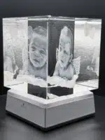 3D Crystal Photo Cube - Image 3
